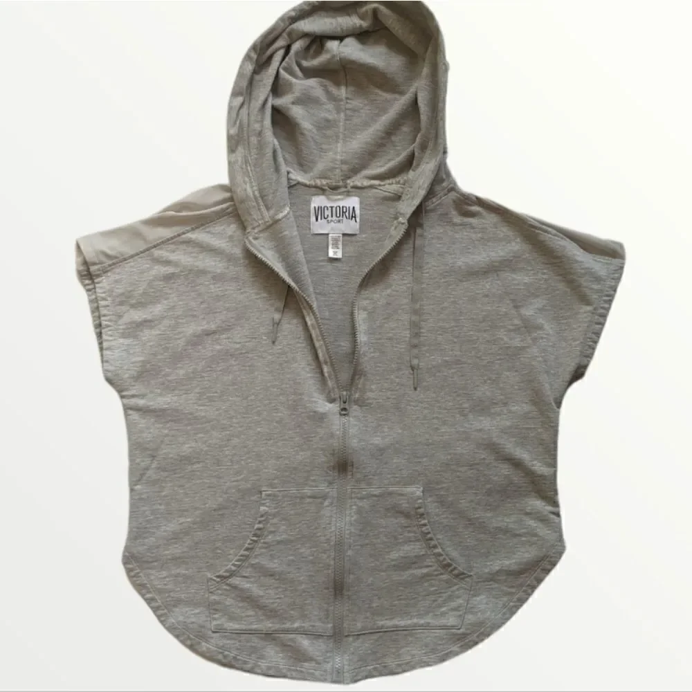 Victoria Sport Grey Zip Up Hoodie - Picture 1 of 8
